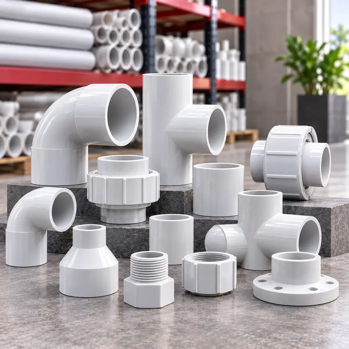 UPVC pipe fittings for plumbing systems